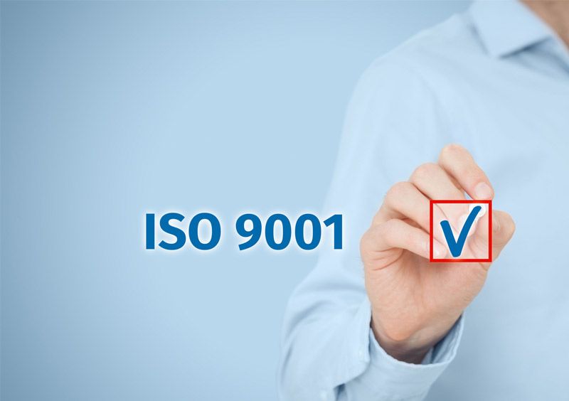 Cumplimos con la normativa ISO 9001